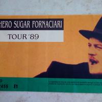 Ticket concerto Zucchero Sugar Fornaciari tour 89