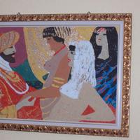 Serigrafia su broccato di Salvatore Fiume