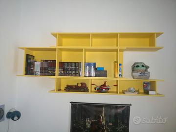 Libreria pensile modulare 3 elementi 