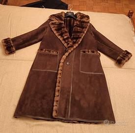 montone donna scamosciato taglia 50