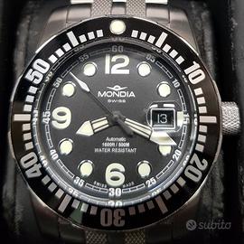 MONDIA DIVER 500 MT. AUTOMATIC SWISS MADE  HELIUM