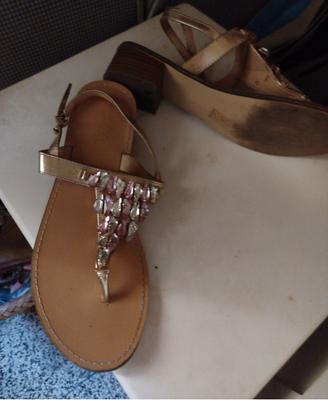 Sandali, infradito,con ,Strass,colorati,