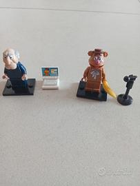 Lego Muppet minifigures of Statler and Fozzie