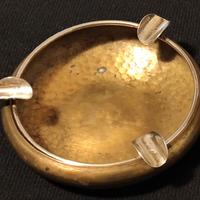 POSACENERE IN OTTONE ANNI 60.