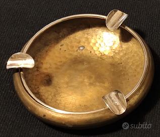 POSACENERE IN OTTONE ANNI 60.