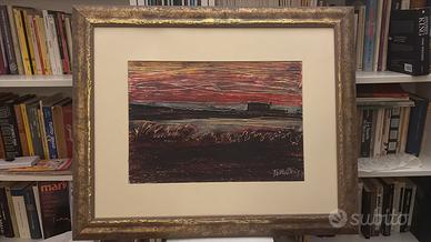 Quadro paesaggio astratto