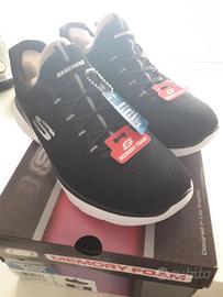 Skechers Memory Foam 12908/BKv summits black/white