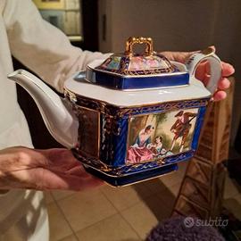 Meissen dell' 800 - Porcellana smaltata con oro