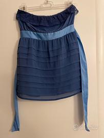 Top intimissimi azzurro tg S
