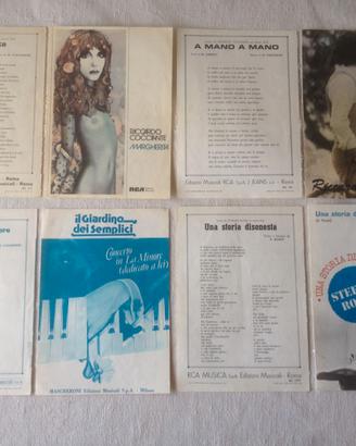 Spartiti Musicali Anni 70/80