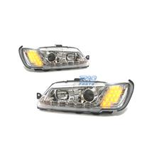 FARI PEUGEOT 306 93-97 LUCE DIURNA A LED FONDO CRO
