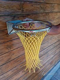 Mini Canestro Basket da camera in ferro cromato