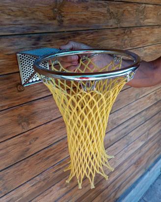Mini Canestro Basket da camera in ferro cromato