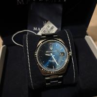 Orologio maserati fondo blu
