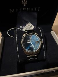Orologio maserati fondo blu