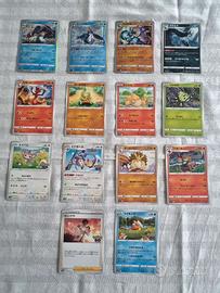 Lotto carte Pokemon giapponesi 14 cards in ottime