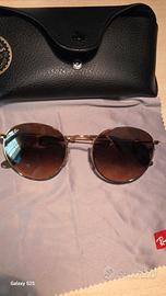 Ray-Ban RB3447 Round Metal – Lenti marroni – Origi