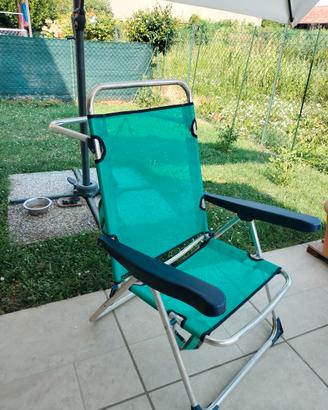 Sedia sdraio per mare