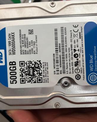 Hard Disk WD Blue 500GB Desktop - WD5000AAKX - SAT