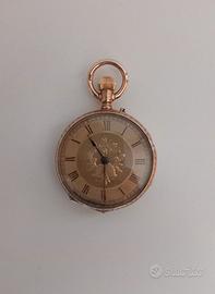 Orologio da taschino cassa anonima in oro 18 k