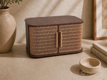 Mini Credenza Desktop Organizer Mobiletto Scritta