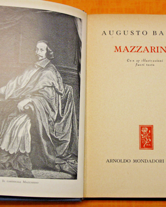 Libro illustrato MAZZARINO di Augusto Bailly 1949