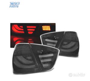 FARI LED BMW E90 05-08 FUMÉ NERO LED BAR