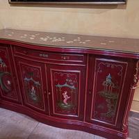 Comò, tavole con sedie e arredo ufficio. Anc