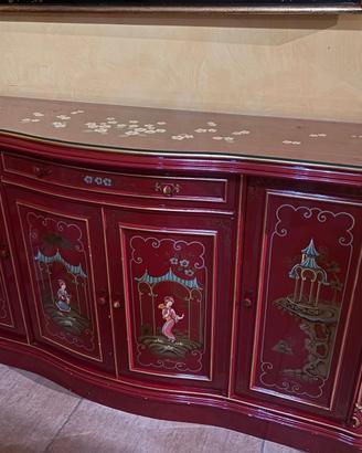 Comò, tavole con sedie e arredo ufficio. Anc