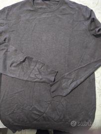 pullover uomo marrone sorbino 