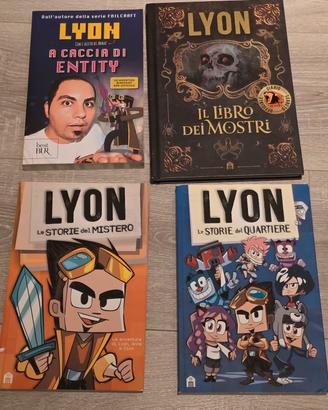 Super Lotto 4 Libri Lyon Gamer - WGF - Ottime Cond