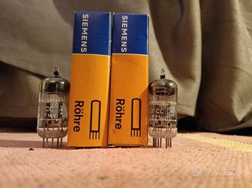 Siemens Valvole abbinate E81CC vintage nos