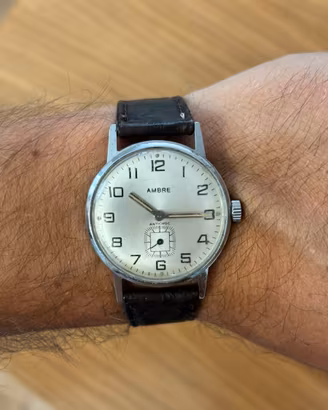 Orologio Vintage Ambre Antichoc Meccanico