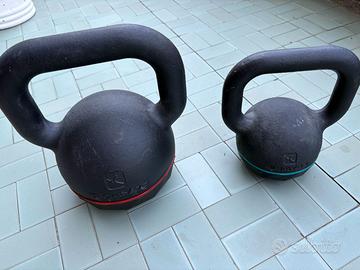 x2 Kettlebell Domyos Decathlon 20 kg e 8 kg
