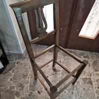 sedia in noce del 700
