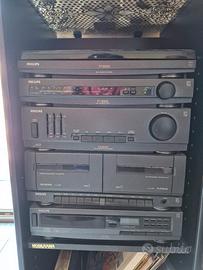 impianto stereo vintage philips