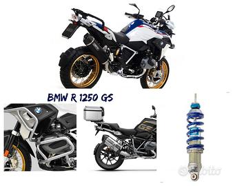 Bmw R 1250 Gs valigie scarico sospensioni barre