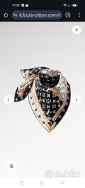 foulard Louis Vuitton seta pura ,