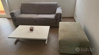 Divano letto DONDI SALOTTI 3 posti + pouff