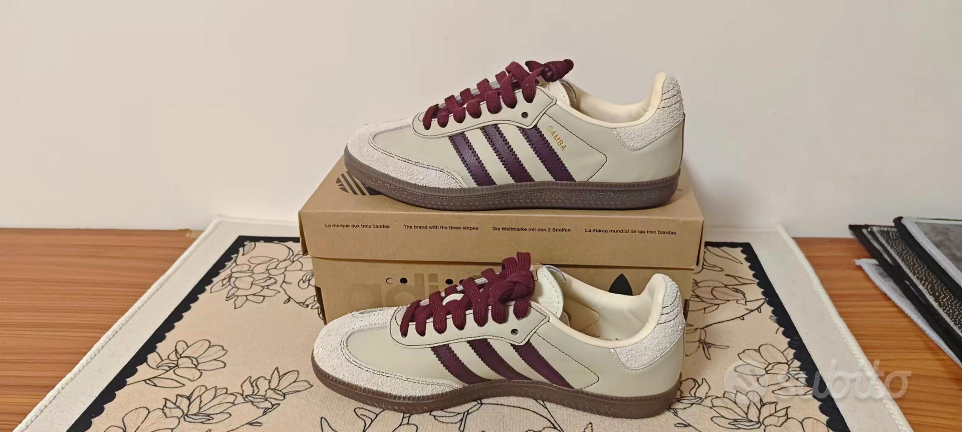 adidas Samba OG Wonder White Maroon EU38 - Abbigliamento e Accessori In ...