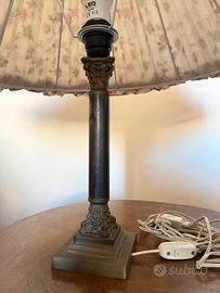 Base lampada in metallo