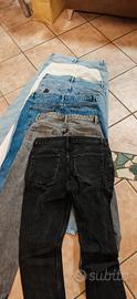 5 più 1  Jeans uomo zara slim cropped