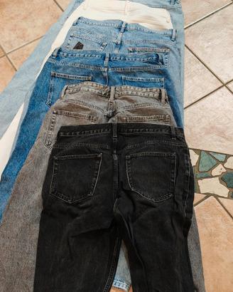 5 più 1  Jeans uomo zara slim cropped