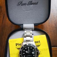 Elegante orologio Pierre Bonnet in acciaio