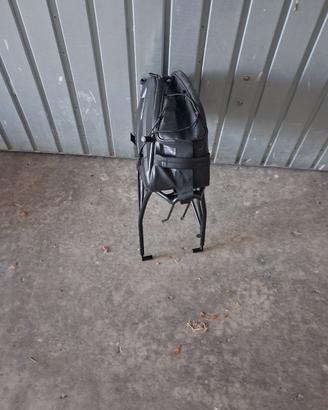 Telaio portapacchi + borsa da bici 