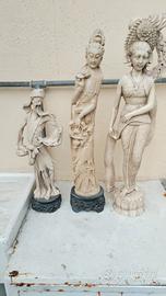 Statue  cinesi anni 60