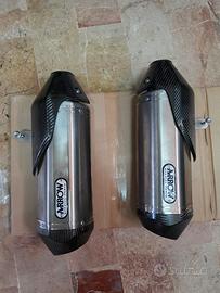 triumph speed triple 1050 rs scarico alto arrow