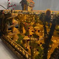 Presepe artigianale in sughero