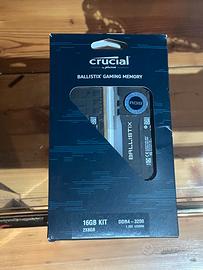 RAM DDR4 Crucial Ballistix RGB 16GB