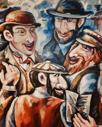 dipinto originale Leonid Afremov vintage 